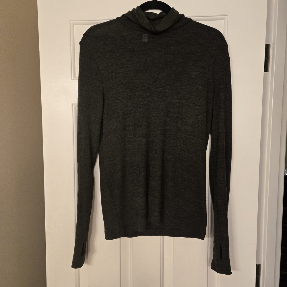 COS Green Turtleneck Sweater